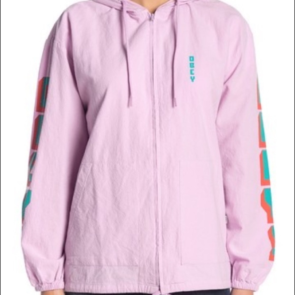 Obey Island Zip Orchid Hoodie